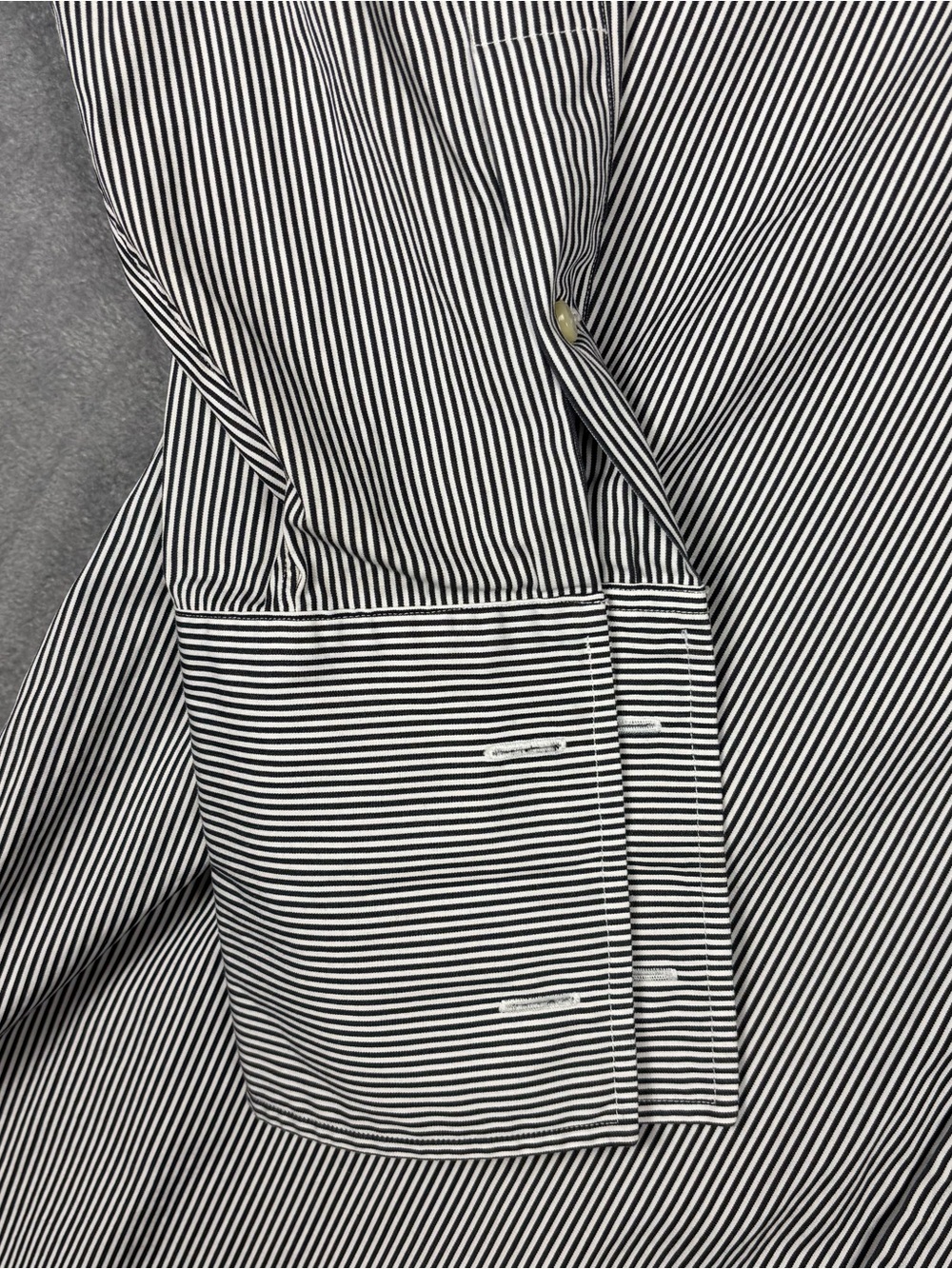 Polo Ralph Lauren Regent Dress Shirt 16.5 33 Striped French Cuff Mens Classic - Picture 3 of 9